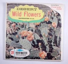 View-Master Desert Wild Flowers Southwestern USA - 3 reels B629