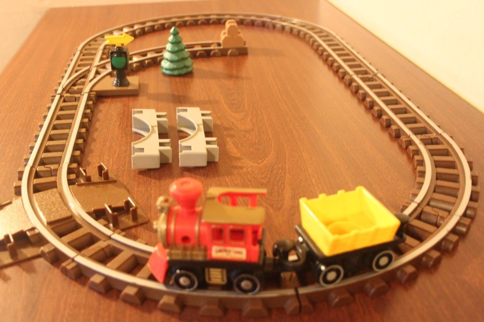 НАБОР дополнительных бревен для поезда Lincoln 2 вагона поезда 2 эстакады опоры разделенный конец пути - Изображение 4 из 4