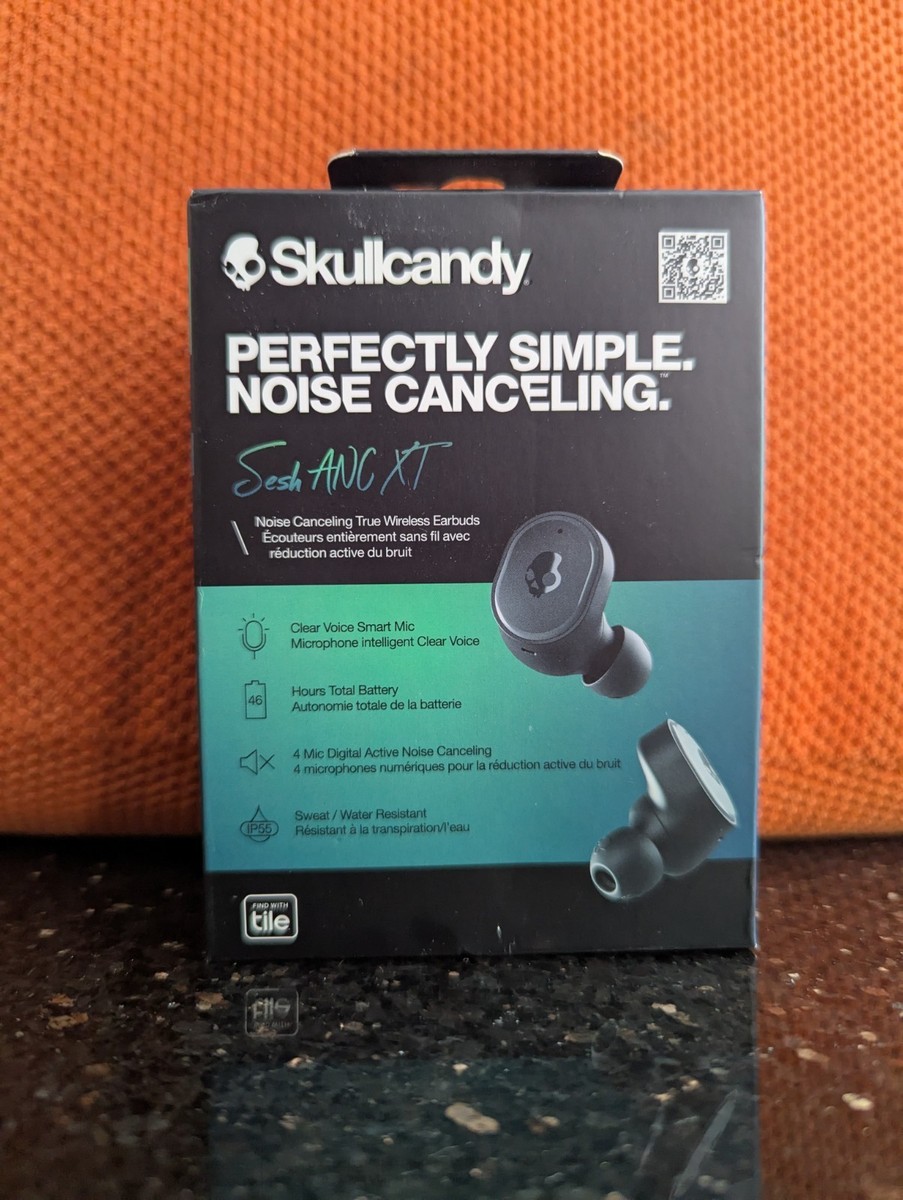 Skullcandy Sesh ANC XT Wireless Earbuds – True Black – Noise