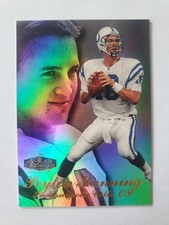 Peyton Manning 1998 Flair Showcase Row 3 Rookie Card . rookie card picture