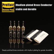 4Pcs AUDIO - CABD Double Banana Plug Speaker Terminal Connector Plugs