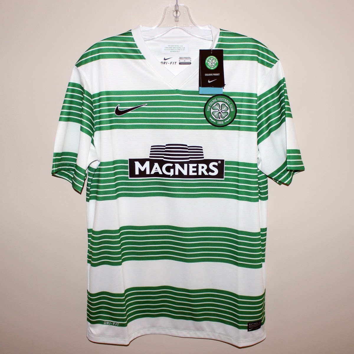new Nike Glasgow Celtic FC 2013-15 home football shirt soccer