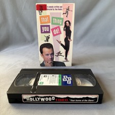 That Thing You Do VHS Hollywood Video Rental. Tom Hanks. Liv Tyler.