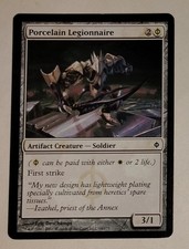 Porcelain Legionnaire Regular 19/175 Common Magic The Gathering Card MTG TCG NPH