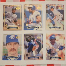 1992 Donruss McDonald's MVP Baseball w/Blue Jays Gold Complete Set (33)
