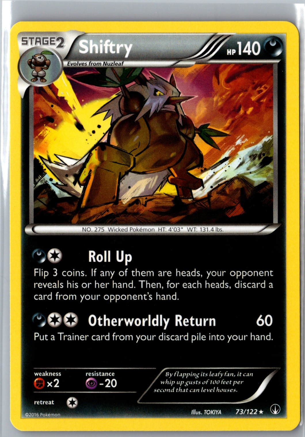 Shiftry Rare XY - BREAKpoint 73/122 NM