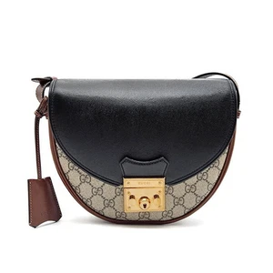 Petit sac à bandoulière Gucci Supreme Cadenas Demi Lune 644524 75153311