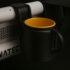 Porta tazza/ lattina per Fanatec Clubsport GT cockpit per tubolatura da 5cm 