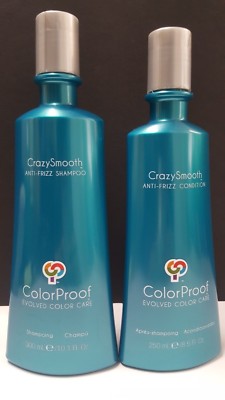Crazy Smooth Anti-Frizz Duo Pack by ColorProof - 2pc (10.1 fl oz / 8.5 fl oz)