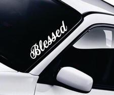 Blessed Car Window Windshield Truck JDM Decal Sticker Banner Vinyl