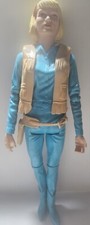Vintage Louis Marx Jane West Cowgirl Figure With Western Accessories, See Pics