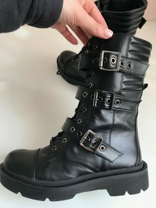 black combat boots women