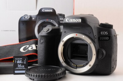 MINT in BOX] Canon EOS 9000D DSLR Camera Body 77D 24.2MP w/ 16GB