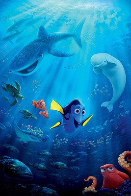 SUCHE NACH DORY FILM 2016 POSTER POSTER 45X32CM CARTOON PIXAR