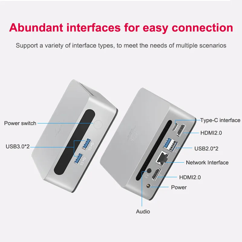 外付けハードディスク・ドライブ GenMachine Mini PC Ren5000 Ren5000 5500U – GenMachine