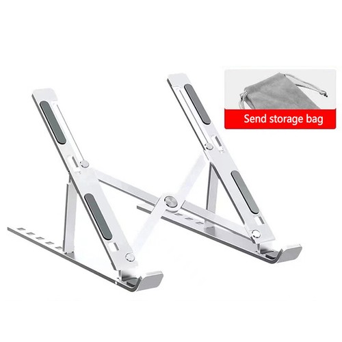 Aluminum Alloy Laptop Holder Stand Adjustable For Notebook Computer Bracket - Photo 13/15