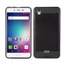 For BLU Studio G Max S570Q Rugged Matte Hybrid Tough Shockproof Case Skin Cover