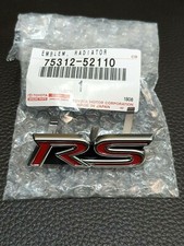 Genuine Rs Logo Emblem Badge Front Grill For Toyota Yaris Vitz 2009-2012 Genuine Rs Logo Emblem Badge Front Grill For Toyota Yaris Vitz 2009-2012