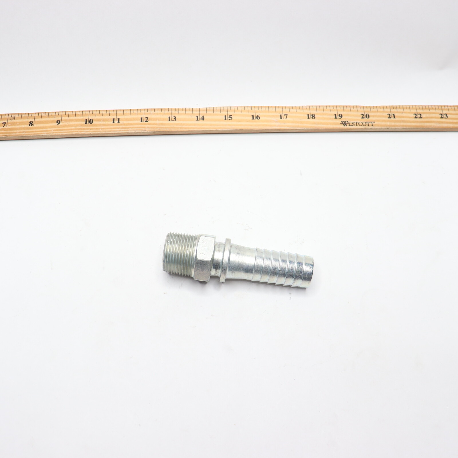 Dixon Air Hose Nipple Fitting Zinc Plated Steel 1