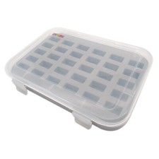 Plastic Bobbin Storage Box - Holds 30 Bobbins With Lid BBX-30