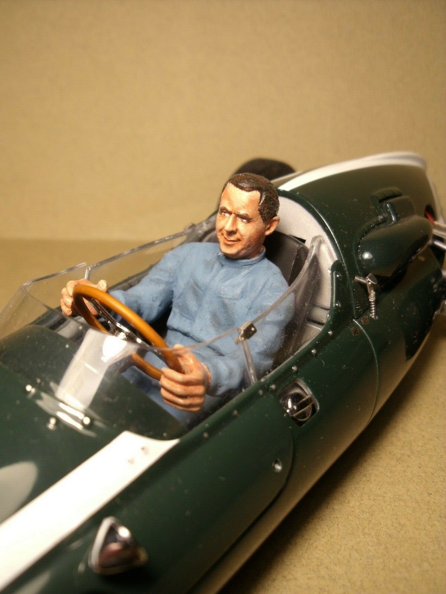 Figurine Jack Brabham F1 Cooper T51 1959, échelle 1/18, Résine, Schuco/Spark