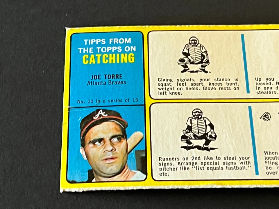 1968 Bazooka Tips from the Topps - Joe Torre - Panel de 3"x6 1/4" - en captura - ex. Foto 2 de 4