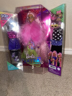 2021 Mattel BARBIE EXTRA Fashion Doll ~ Pink Hair ~ 30+ Looks NEW