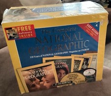National Geographic Magazine 110 Years 31 CD-ROM Set Factory Sealed