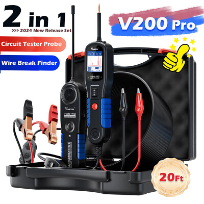 #ad 12V 24V Circuit Tester Electrical Diagnostic Power Probe Wire Breaker Trace Test $79.00