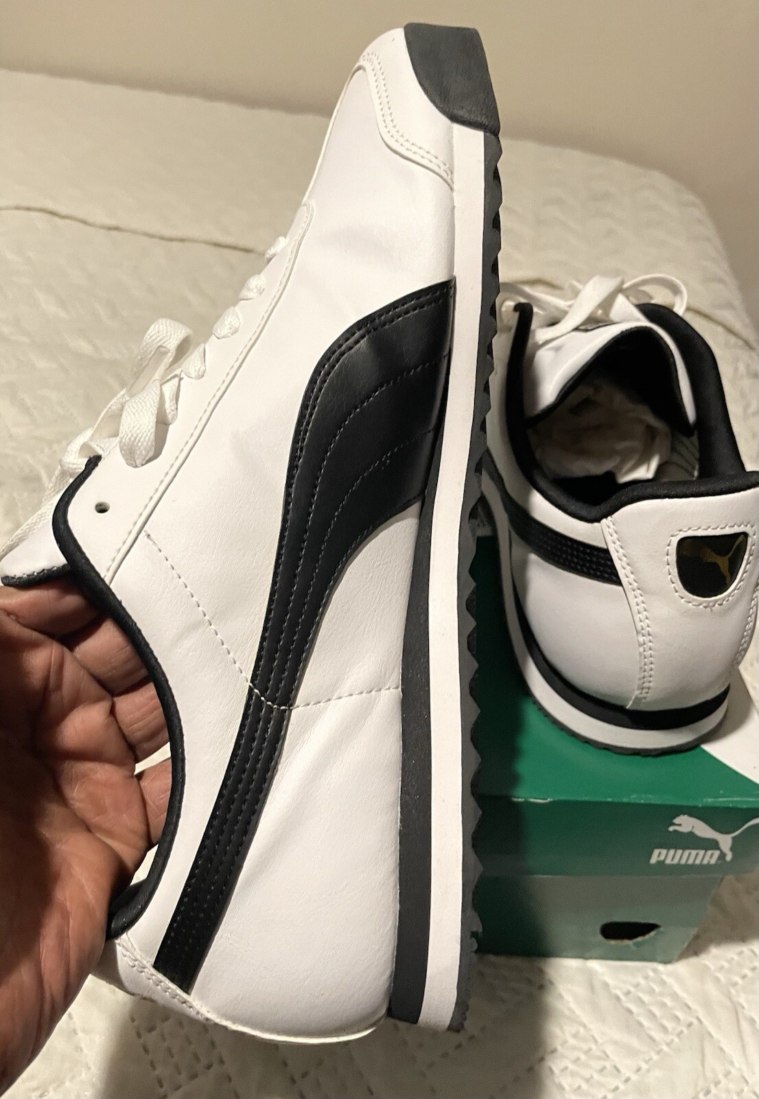 Size 13 - PUMA Roma Basic White - image 5