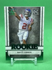 2022 Leaf Ultimate Draft Rookie Matt Corral Green  Spectrum #33/35 Panthers SSP