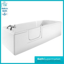 Accessible Easy Access Walk In Single Ended Bath 1690 x 690 x 550mm