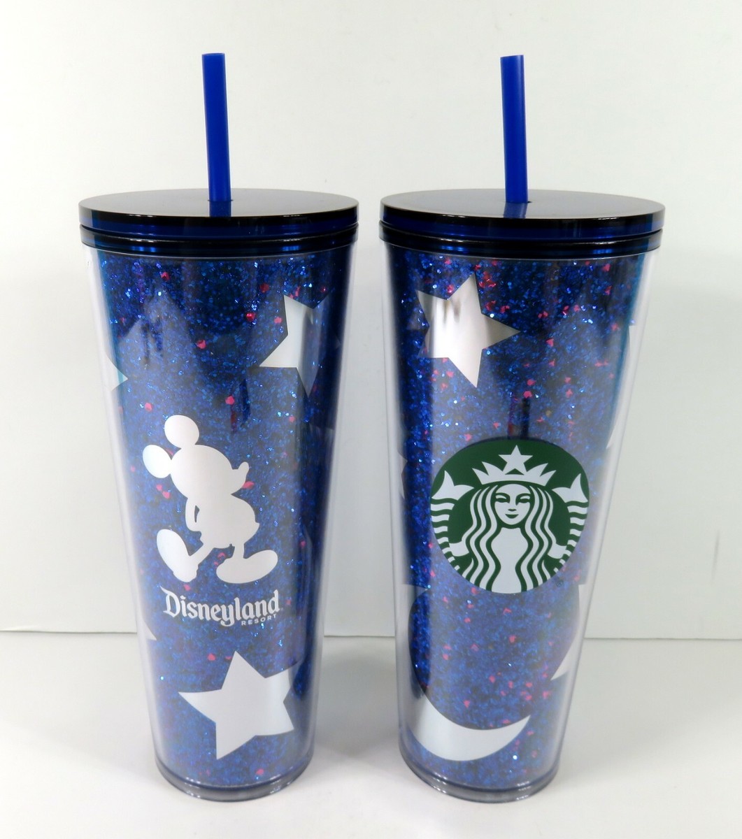 Starbucks Mickey Mouse Tumbler with Straw Disneyland Wishes