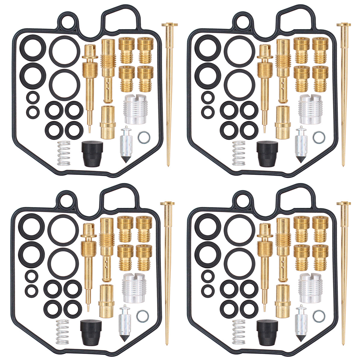 CARBURETOR CARB REPAIR REBUILD KIT 4sets For 80-83 CB750 CB750K CB750C CB750SC