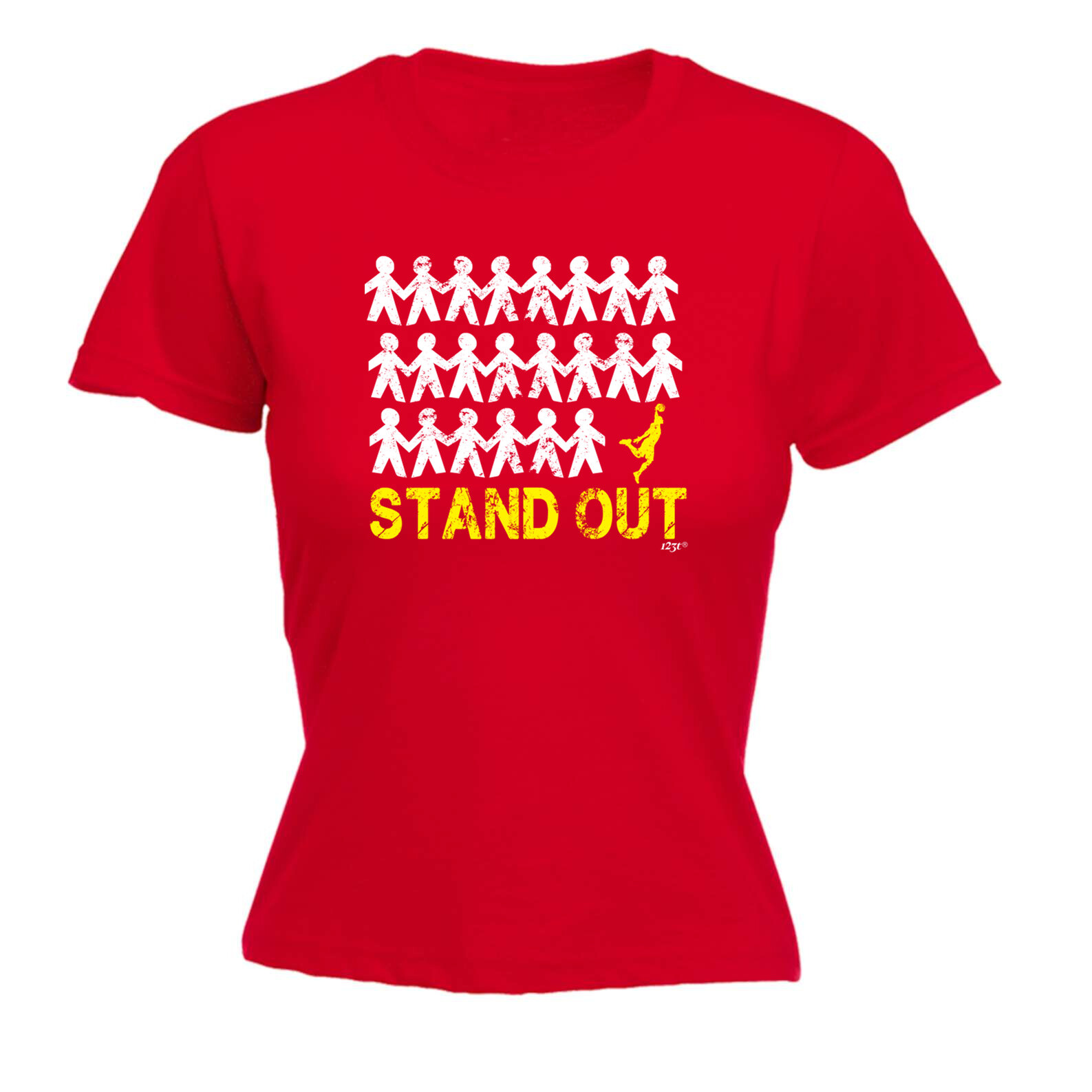 Stand Out Basketball - Womens T Shirt Funny T-Shirt Novelty gift tshirt
