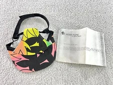 Vintage Posh Pups Venice Beach Pet Dog Hat Visor Cap Floral Retro 90s Medium New