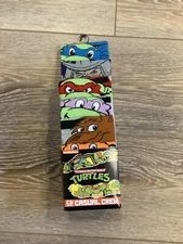 Teenage Mutant Ninja Turtles  Socks 6 Pair CREW SOCKS Men Size 8-12 Bioworld
