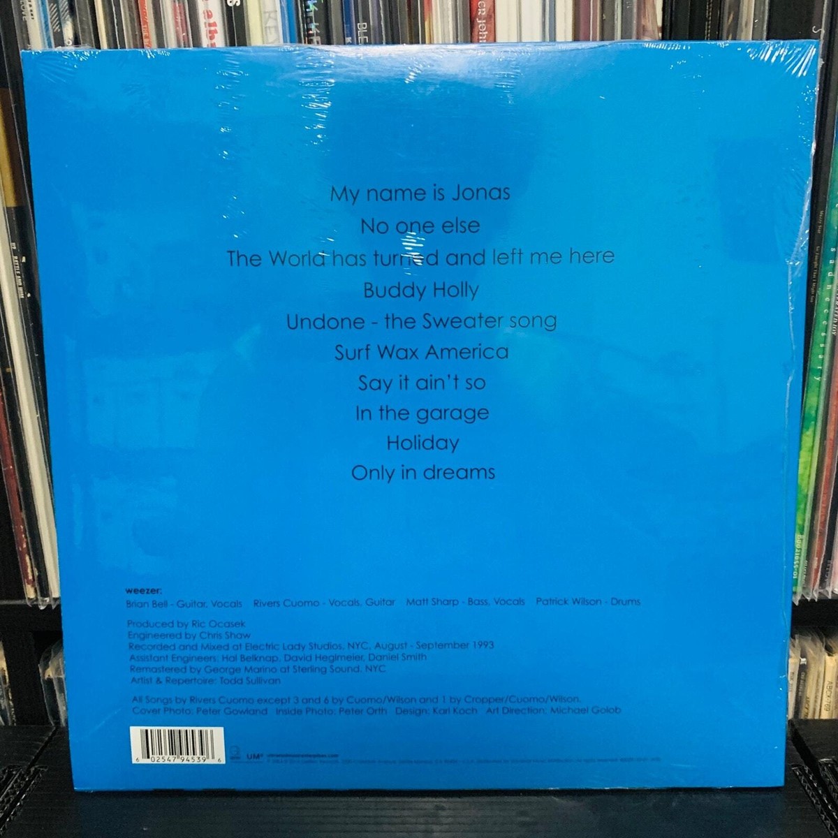 Weezer - S/T Blue Album Vinyl LP RECORD NEW SEALED RECORD