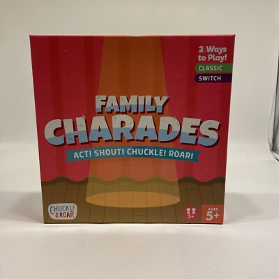 FAMILY CHARADES ACT! SHOUT! CHUCKLE! ROAR!  EUC Some Cards Still Sealed