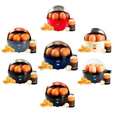 Neo Electric Egg Cooker Boiler Stainless Steel Lid Poacher Steamer Omelette