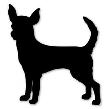 Chihuahua Dog Breed Car Vinyl Sticker - SELECT SIZE