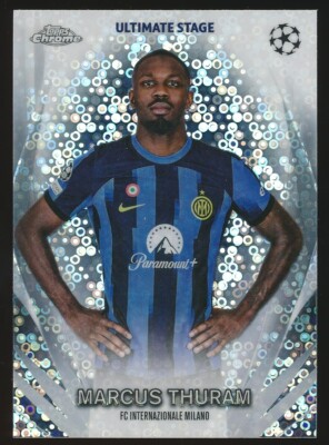 MARCUS THURAM USC-27 2023-24 Topps Chrome UEFA ULTIMATE STAGE MILANO