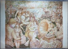 GRANDE LITHOGRAPHIE LUCIEN PHILIPPE MORETTI SIGNÉE EXEMPLAIRE D’ARTISTE