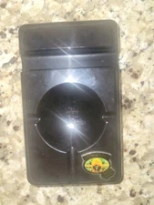 Vintage Dannemann Black Ceramic Square Cigar Ashtray EL Noble Cigarro