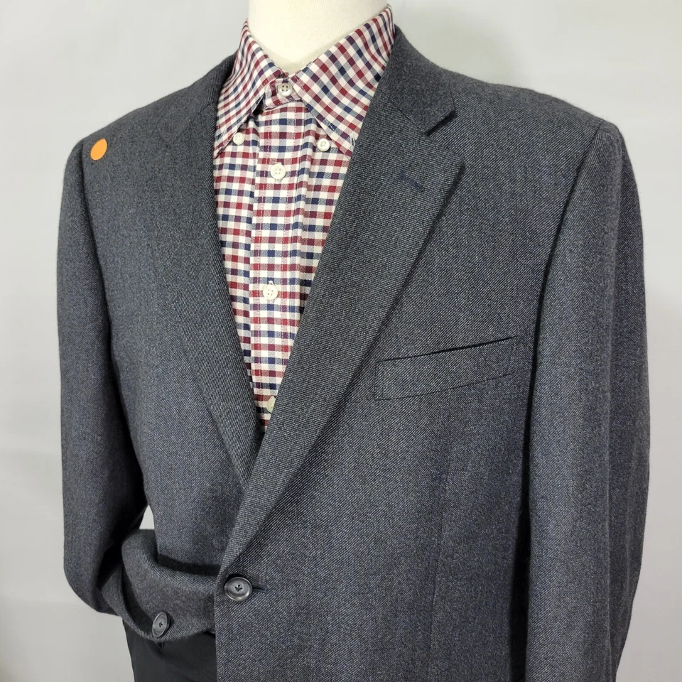 Abrigo Blazer Deportivo John W. Nordstrom Signature Para Hombre Loro Piana Sarga Cachemira 44R Foto 3 de 4