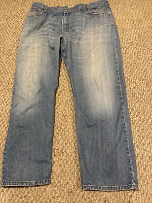LEVI'S 559 Relaxed Straight Men Jeans 44 x 32 Light Wash Zip Fly - Main Image