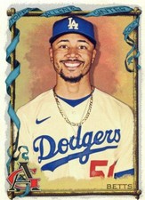 2023 Topps Allen & Ginter Silver Portrait Hot Box #65 Mookie Betts - Los Angeles
