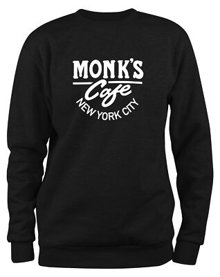 Styletex23 Sweatshirt Herren Monk's Cafe Seinfeld Logo