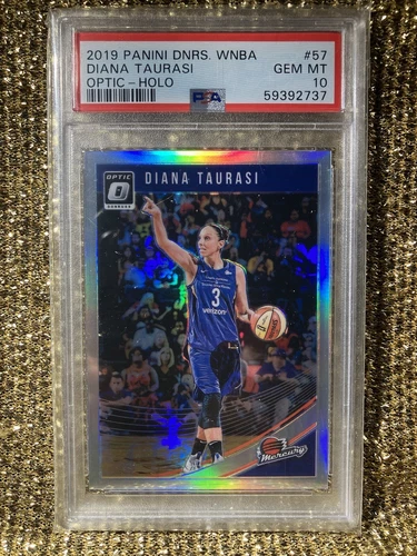 Diana Taurasi 2019 Phoenix Mercury Prizm Optic Silver Holo Refractor WNBA PSA 10