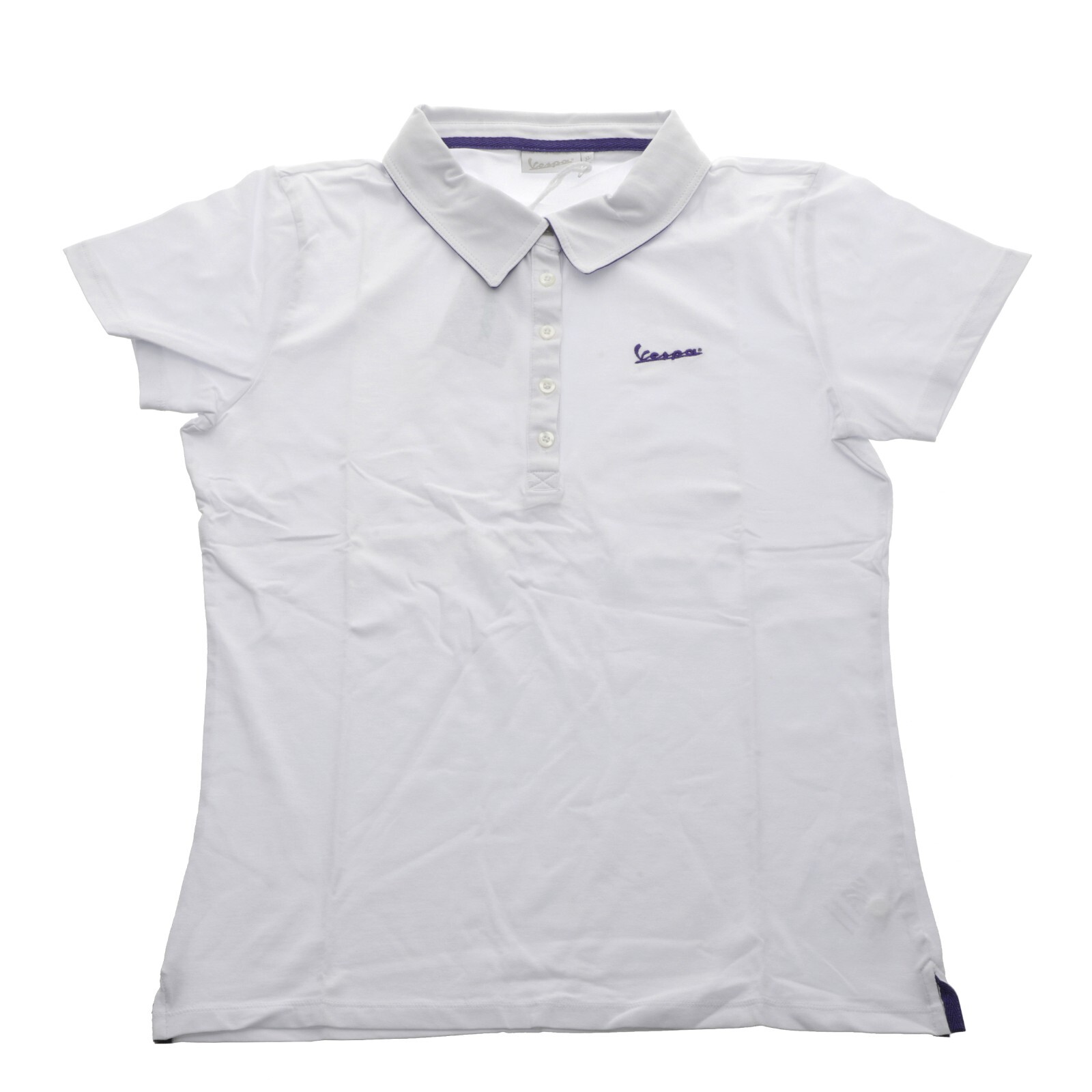 Polo blanco con logo para Piaggio Vespa (N/P 606232M04W)
